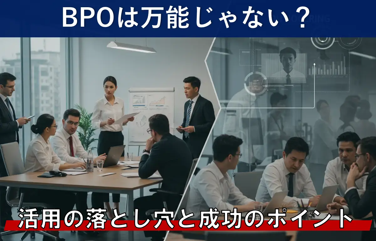 BPOは万能じゃない？アウトソーシング活用の落とし穴と成功のポイント