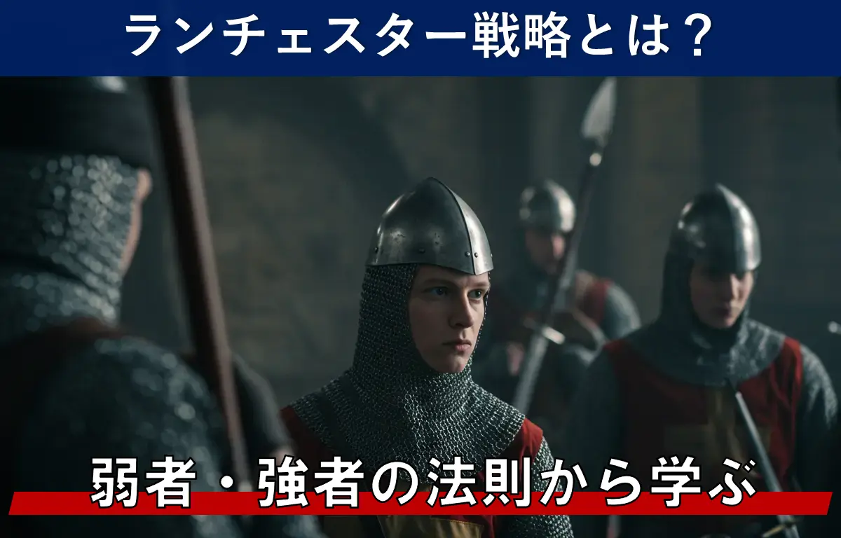 ランチェスター戦略とは？弱者・強者の法則から学ぶ経営・マーケティングの勝ち方