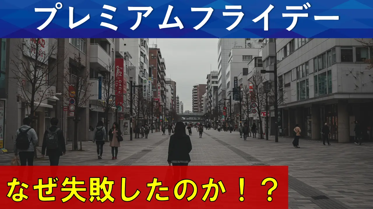 プレミアムフライデーはなぜ失敗したのか？浸透しなかった理由を様々な視点で分析