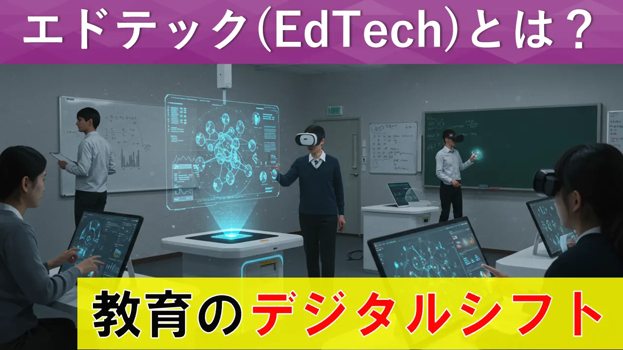 エドテック（EdTech）とは？教育の未来と私たちの学び方・働き方の変革
