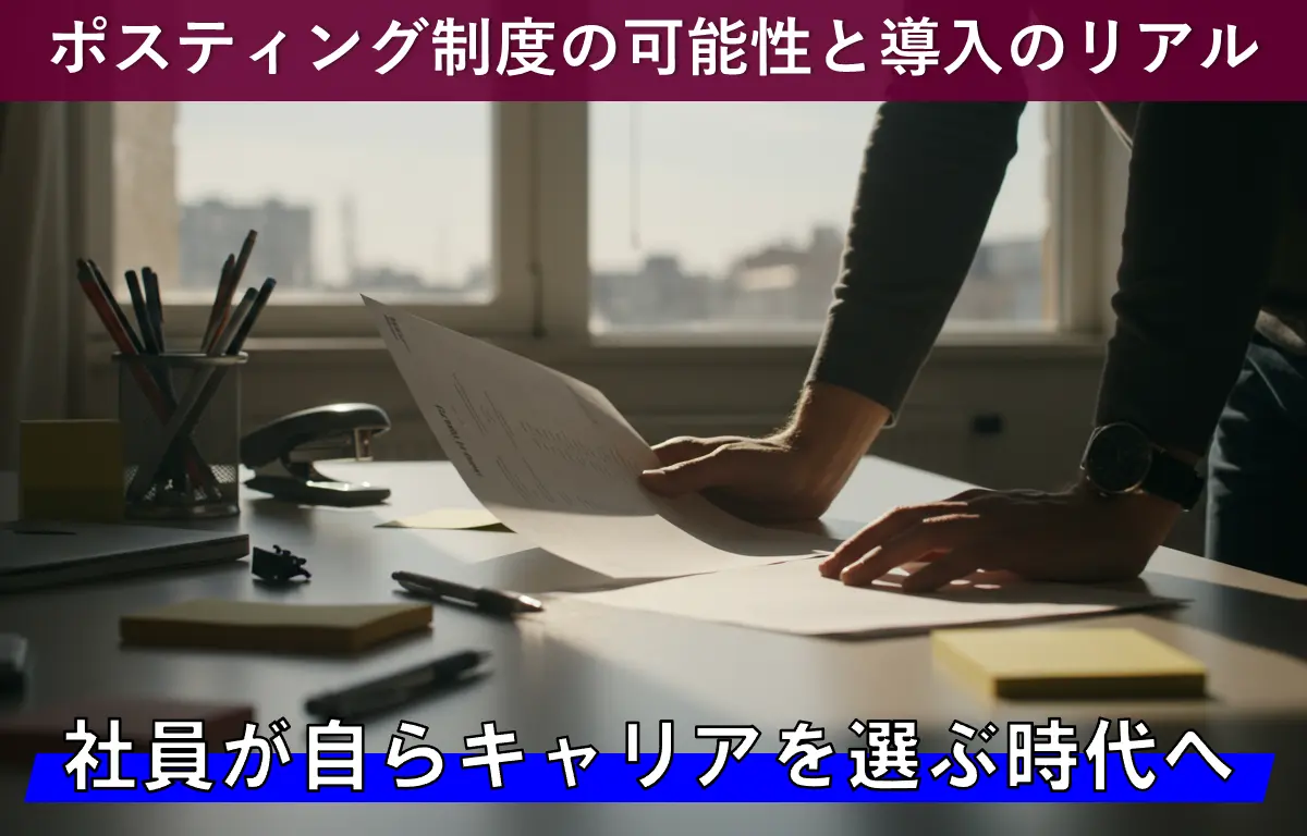 社員が自らキャリアを選ぶ時代へ、ポスティング制度の可能性と導入のリアル