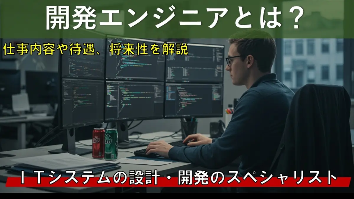 開発エンジニアとは？ＩＴシステムの設計・開発のスペシャリストについて紹介