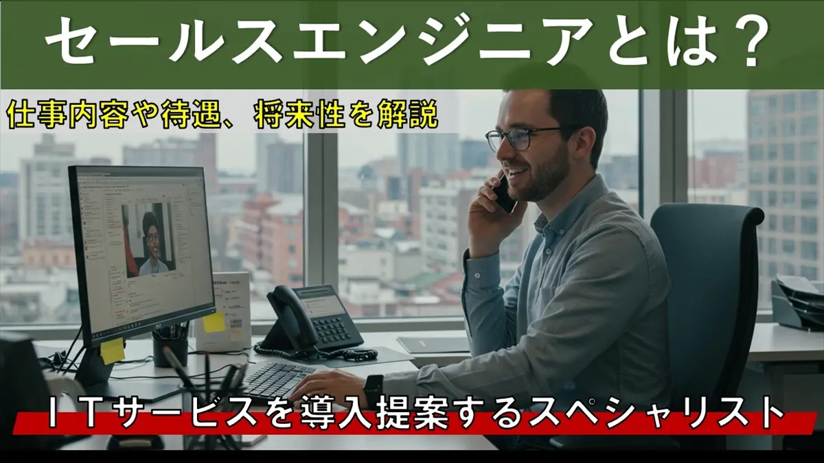 セールスエンジニアとは？ＩＴサービスを導入提案するスペシャリストついて紹介