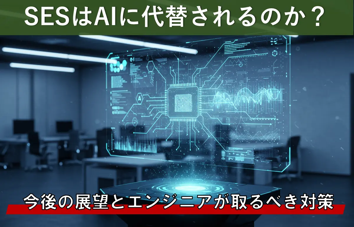 SESはAIに代替されるのか？今後の展望とエンジニアが取るべき対策