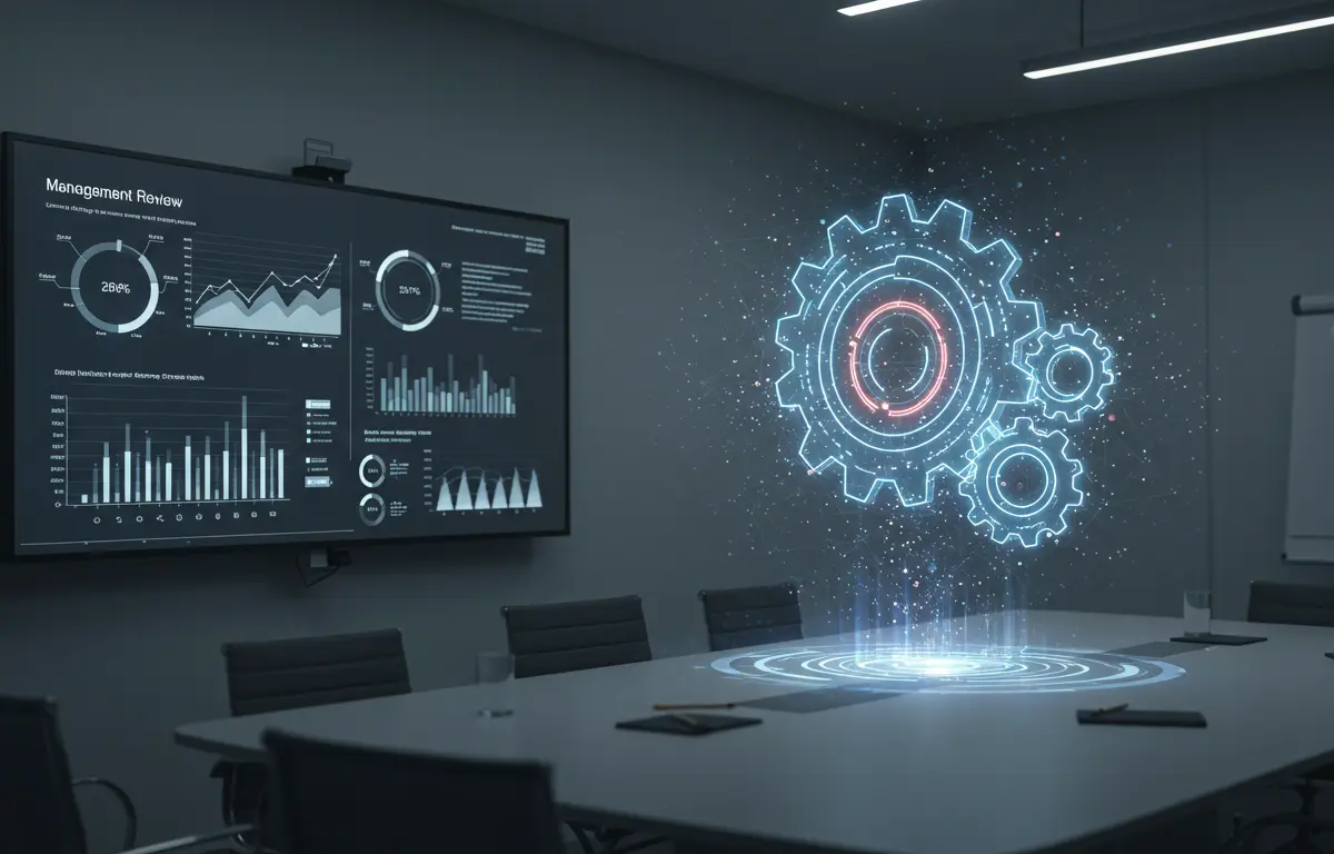 ステップ6：トップが見直し行う「マネジメントレビュー」